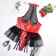 Cross -border supply of European and American foreign trade sexy underwear sexy women's hollow patent leather connected with body clothes erotic set wholesale