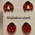 New Amazon Explosion Middle Strawberry Earrings Seven Star Bugs Earrings Senior Senior Design Manufacturers Wholesale Four