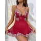 Cross -border supply European and American foreign trade sexy lingerie sexy suspender mesh see -through nighttime pajamas manufacturers spot wholesale