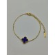 European and American explosion single flower double -sided four -faced four -leaf grass bracelet light luxury simple and high -end female jewelry spot manufacturers direct sales