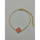 European and American explosion single flower double -sided four -faced four -leaf grass bracelet light luxury simple and high -end female jewelry spot manufacturers direct sales