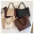 Hot Selling Women's Handbags Fashion Pu Leather Ladies Tote Bags Female Solid Color Shoulder Bags for Women