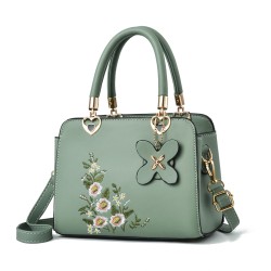 Hot Selling Women's Handbag Embroidered Simple Vintage Handbag for Ladies Shoulder Crossbody Bags