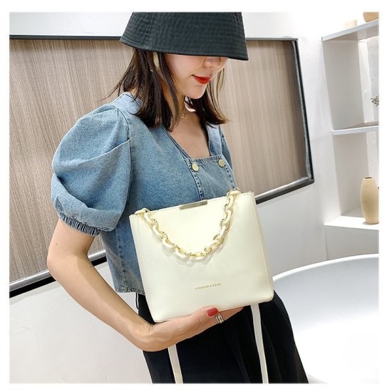 Popular design women's 2024 new fashion chain handbag ladies bucket bag casual single shoulder crossbody bags for women