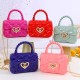 2024 Hot Selling transparent jelly bag women's handbag mini bag love hardware girls cute small crossbody shoulder bag