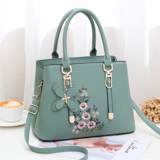 Hot Selling Women's Handbag Embroidered Simple Vintage Handbag for Ladies Shoulder Crossbody Bags