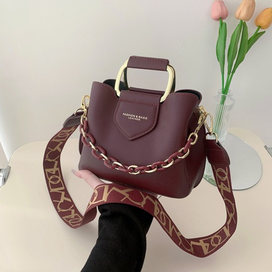 Women's Handbag 2024 New Design Fashion Ladies Hang Bag Simple Chain High Quality Single Shoulder Bags for Women