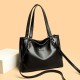 2024 New Women's Handbags Fashion New Design Tote Bag Pu Leather Zipper Large Capacity Shoulder Bag for Ladies