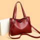 2024 New Women's Handbags Fashion New Design Tote Bag Pu Leather Zipper Large Capacity Shoulder Bag for Ladies