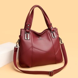 Designer Tote Bags Wholesale Luxury Women Fashion Handbags High Quality Pu Leather Zipper Shoulder Bag Women