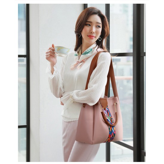 Hot Selling Women's Handbag PU Leather fashion mother and son bag set Casual Women's Shoulder Crossbody Bags