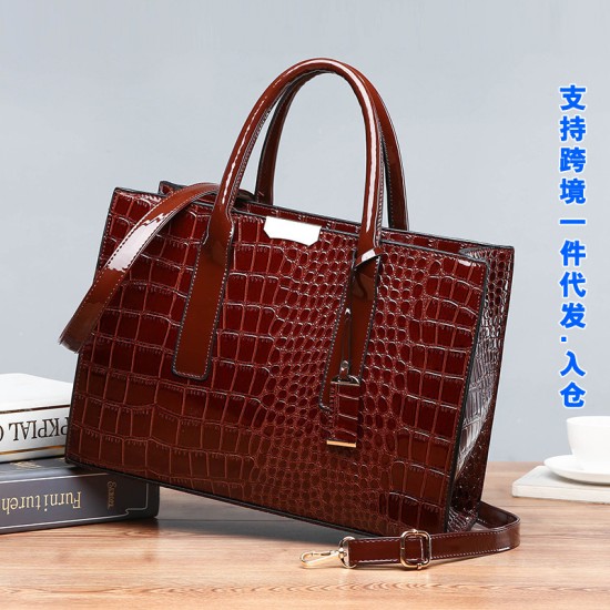 Women's handbag new fashion women's bag trend crocodile print handbag single shoulder crossbody Tote bag