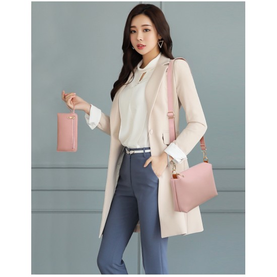 Hot Selling Women's Handbag PU Leather fashion mother and son bag set Casual Women's Shoulder Crossbody Bags