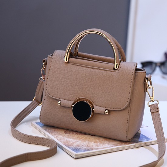 2024 Fashion women's bags new round lock ladies hand bags Korean style single shoulder crossbody bags