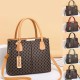 Good selling simple retro printing handbag 2024 fashion women's bags large capacity shoulder crossbody bags