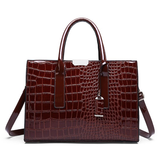 Women's handbag new fashion women's bag trend crocodile print handbag single shoulder crossbody Tote bag