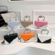 Wholesale Fashion women's handbag texture color blocking new 2024 casual simple crossbody bags small square shoulder bag