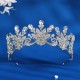 Bride's hair jewelry Wedding dress headwear simple ins luxury style versatile diamond crystal crown noble crown