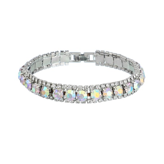 European and American cross -border explosion bride jewelry fashion full diamond gems Roman women's bracelet fashion accessories manufacturers direct sales