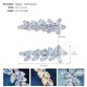 European and American New Year's Jewelry Crystal Wirish Bow Hair Flower Full Advanced Senior Decoration Holding Barlier Plate Hair Sprout