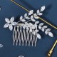 South Korean daily hair combing photography photo and makeup hair decoration high -level light luxury head jewelry vermiculite flower bride combing comb