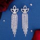 Daily minimalist earrings temperament long earrings irregular stars vermiculite earlings round earrings flow souasus earrings