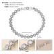 Korean new vermiculite bracelet female light luxury all -round jewelry INS high -level love four -leaf grass fine bracelet