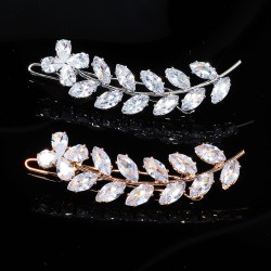 Korean hair accessories girl side clip metal bangs clip back head Elegant temperament rhinestone hair card vermiculite