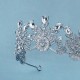 Bride's hair jewelry Wedding dress headwear simple ins luxury style versatile diamond crystal crown noble crown