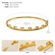 European and American niche hand accessories high -level light luxury vermiculite bracelet wedding dinner party jewelry inlaid diamond nail opening bracelet