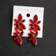 Cross -border European and American daily exaggerated earrings color high -grade butterfly long earrings alloy diamonds inlaid accessories accessories earrings