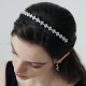 Japan and South Korea's temperament French retro style hair decoration versatile out of the card mesh net red headwear light luxury vermiculite fine hairband