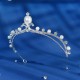 Korean -style bride headdress vermiculite Little Crown Princess birthday party performance jewelry high -end sensor union banded crown crown