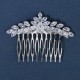 South Korean daily hair combing photography photo and makeup hair decoration high -level light luxury head jewelry vermiculite flower bride combing comb