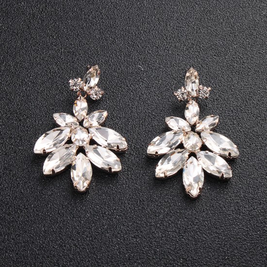 Mianyno wedding wedding bride's bridesmaid earrings luxurious temperament earrings rhinestone earrings sell speed