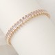 European and American new vermiculite bracelet light luxury niche jewelry high -end and versatile versatile decoration exquisite super glittering 锆 bracelet female