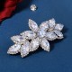 Korean jewelry ladies inlaid with hair clip women's high -level sensory versatile trim diamond rhinestone spring clip