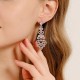 European and American retro alloy rhinestone earrings advanced sensor earrings female daily jewelry earrings light luxury atmospheric bride earrings