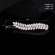 Korean hair accessories girl side clip metal bangs clip back head Elegant temperament rhinestone hair card vermiculite