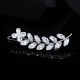 Korean hair accessories girl side clip metal bangs clip back head Elegant temperament rhinestone hair card vermiculite