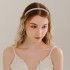 Daily accessories niche design hair accessories celebrities, light luxury inlaid diamond hinged high -level sensor -style headgear vermiculite hair hoop