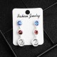 Quick selling luxury bride jewelry retro earrings horse -eyed rhinestone and alloy earrings color flowers crystal earrings female