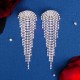 Daily minimalist earrings temperament long earrings irregular stars vermiculite earlings round earrings flow souasus earrings