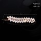 Korean hair accessories girl side clip metal bangs clip back head Elegant temperament rhinestone hair card vermiculite