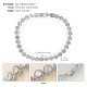 Korean new vermiculite bracelet female light luxury all -round jewelry INS high -level love four -leaf grass fine bracelet