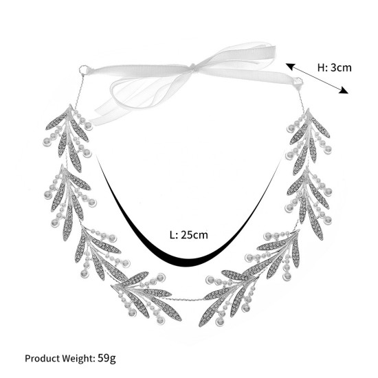 European and American bride headdress wholesale simplicity thin picture flower hoop rhinestone diamond hair decoration photography photo plate hair alloy hair band