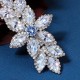 Korean jewelry ladies inlaid with hair clip women's high -level sensory versatile trim diamond rhinestone spring clip