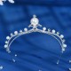 Korean -style bride headdress vermiculite Little Crown Princess birthday party performance jewelry high -end sensor union banded crown crown