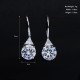 European and American jewelry bride earrings Ins out of daily wild earrings long pearl earrings light luxury 锆 耳 earrings