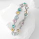 Korean new vermiculite bracelet female light luxury all -round jewelry INS high -level love four -leaf grass fine bracelet